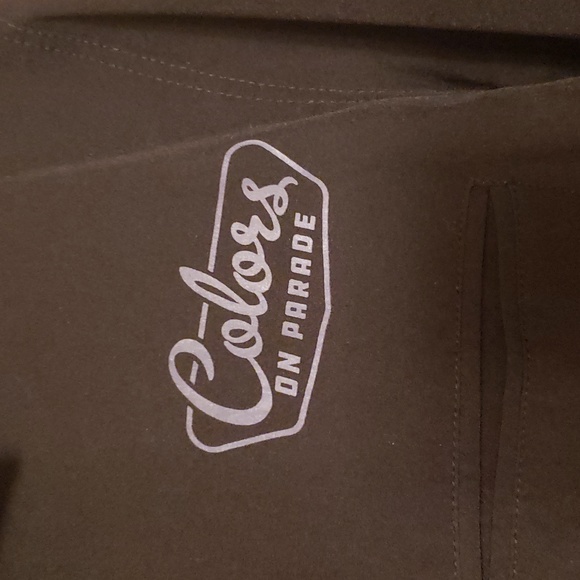 Make offer! Mens black collar button down VanSport. Sz XL. Colors on Parade. - Picture 3 of 6